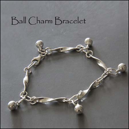 B - Ball Charm Bracelet