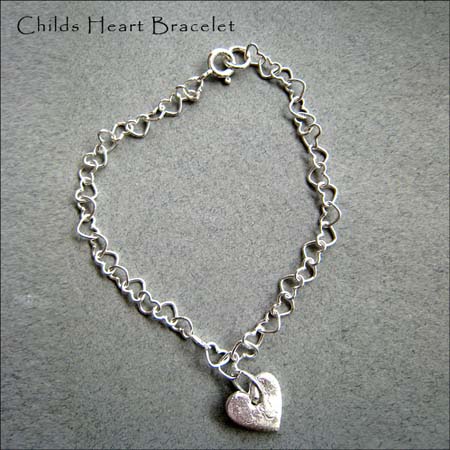B - Childs Heart Bracelet