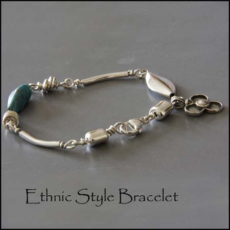 B - Ethnic Charm Bracelet Sep09