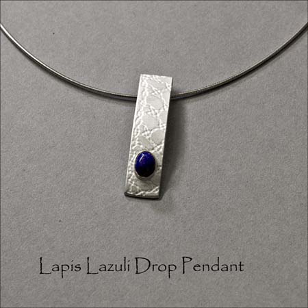 Lapis Lazuli Drop Pendant