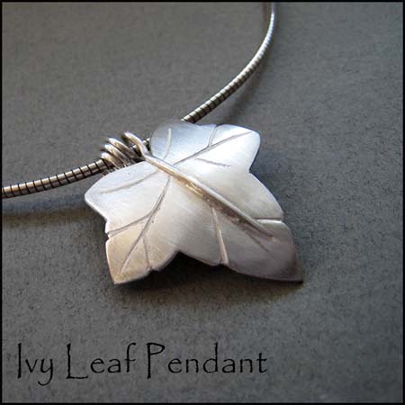 N - Ivy Leaf Pendant