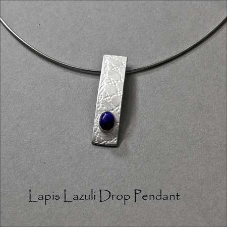 N - Lapis Lazuli Drop Pendant