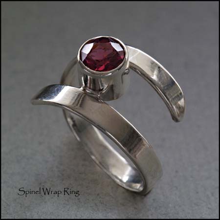 R - Spinel Wrap Ring